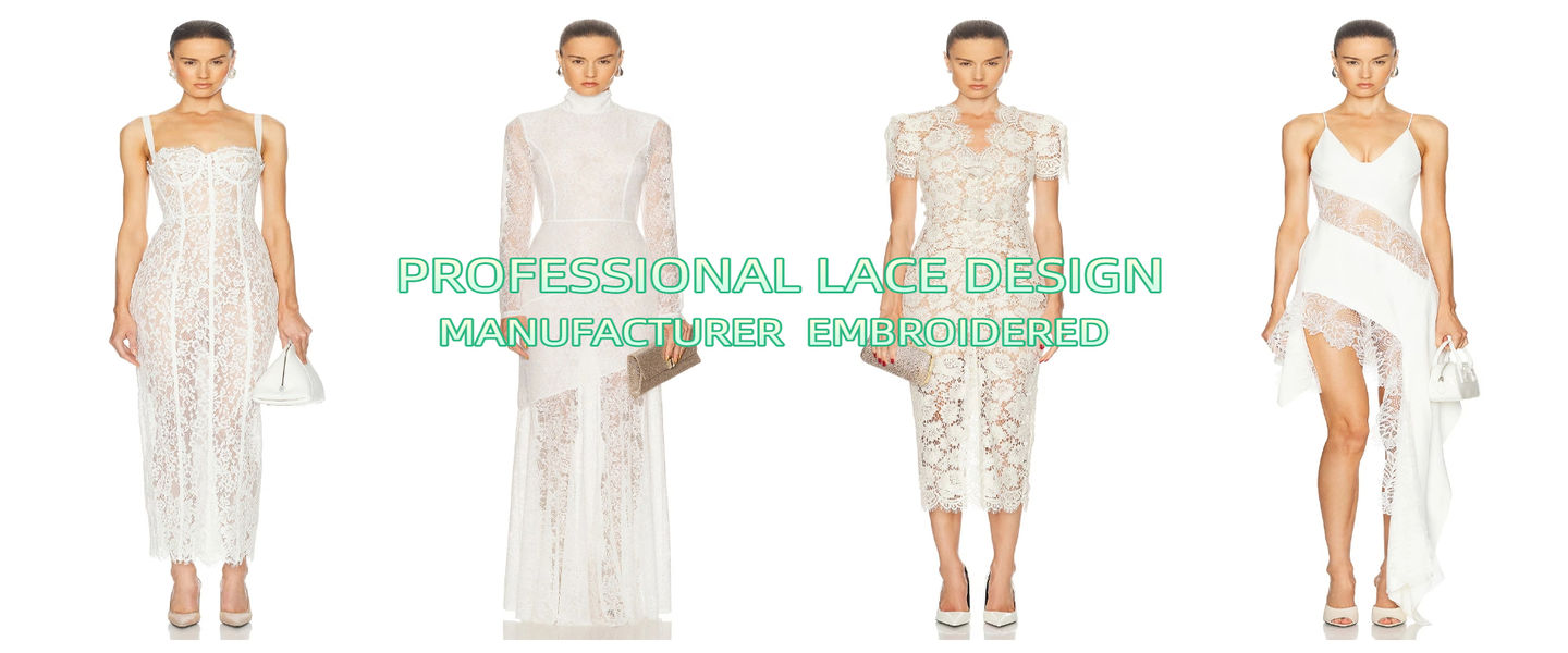 Kualitas Kain Renda Bordir & Kain Bordir Payet pabrik dari Cina