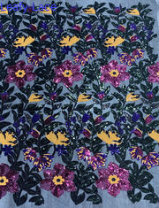 Geo Payet Kain Bordir Lace Mesh ODM Untuk Tekstil Rumah