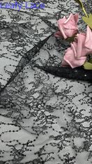 100% katun Kain bordir elegan dan bernafas Kain renda bordir Daun kain acara mewah