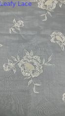 3D Flower Tulle Mesh Fabric Breathe Mesh Lace Fabric Leafy Sequin Fabric