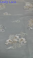 Tulle Mesh Fabric Lace Fabric Sequin Metallic Koleksi Baru untuk Pakaian Gaun dan Desain Mode