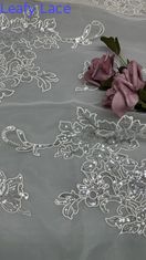 Sequin mewah kain bordir renda kain koleksi baru untuk pakaian gaun dan desain busana