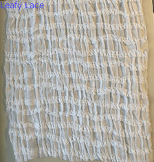 Gaya Prancis kain renda pleated Untuk Mesh Bernafas Premium renda kain mewah