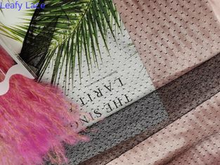 100% Kain Nilon Halus Hitam Polka Dot Tulle