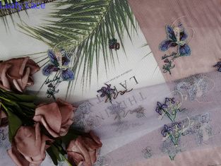 100 yard Kain Tulle Bordir Warna-warni Halus Mesh