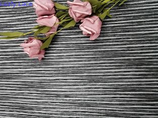 Pesta 100 yard Kain Renda Lipit Hitam Metalik Lurex Mesh