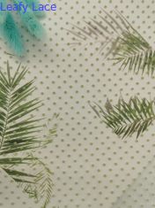 Kain Jaring Polka Dot Berkilau Hijau Berkelompok Tulle
