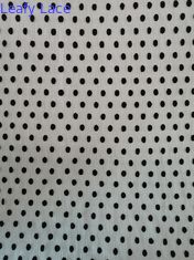 Black Dot Tulle Crinkle Berkelompok Mesh Kain Lipit