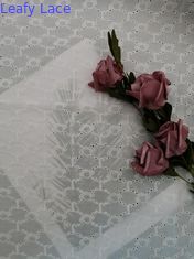 100% Cotton Lace Bordir Lubang Kain Pola Surat