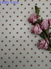 Coklat 100% Polyester 140CM Berbondong-bondong Mesh Tulle Fabric Untuk Gaun Gadis