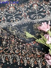 Digital printing kain rajutan Kain renda Dicetak Kain cetak bunga