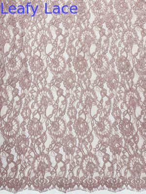 Special Chenille Yarn Floral Scalloped Edge Lace Fabric By The Yard Dress For Fashion