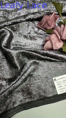 Metallic Lace Fabric for Gowns Luxury Intricate Embroidery Party Dresses