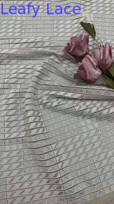 Embroidered Lace Fabric Trim Patterns Elegant And Breathe  For Party Dresses Clothing