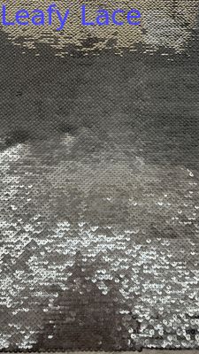 Sequin Embroidered Lace Fabric Elegant Beautiful Color Customized Design for Wedding Dress