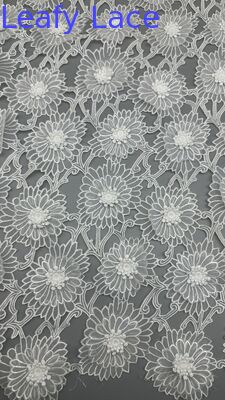 Guipure Lace Embroidered Hollow-up Fabric Luxary High Quality Special Design For Wedding