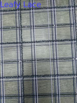 Navy Tulle Mesh 100 Yards 100% Polyester Sequin Fabric