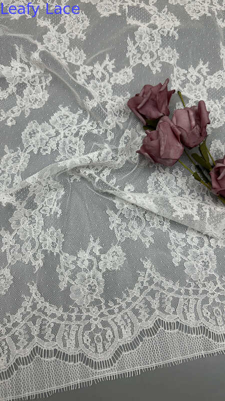 White Chantilly Lace Guipure Luxary Special For Dress For Wedding Dresses Customized Factory