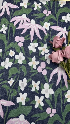 100% Nylon Soft Metal Mesh Printed Lace Fabric Untuk Membuat Pakaian Wanita Pakaian