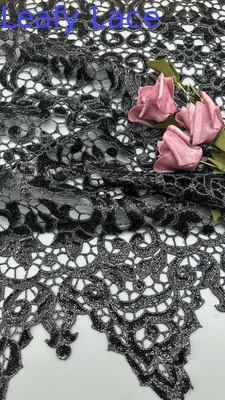 Luxury Shine Sequin bordir kain renda elegan rajutan 3D bunga mewah kain renda kain makan malam ulang tahun kesempatan kualitas tinggi untuk wanita kain