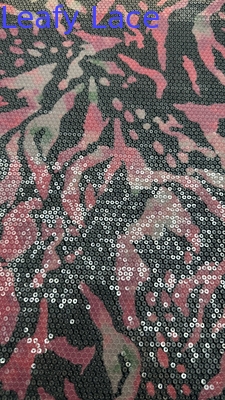 Kain bordir mewah dengan garis zebra renda kain bordir elegan 100% kapas