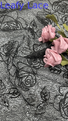 Polyester Sequin Kain renda tali Sequin elegan Sequin bordir renda Sequin kain