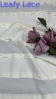 Kain renda berkualitas tinggi untuk gaun pengantin Bahan kain tulle mesh bordir
