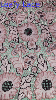 Bordir renda kain Leser renda Perancis Vintage renda kain mewah Mesh Tulle untuk koleksi baru