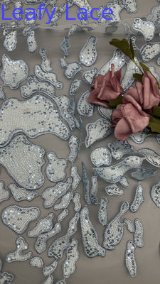 Patterns kaya renda Venesia rumit Bagus untuk vintage bordir Sequin bordir kain bersinar