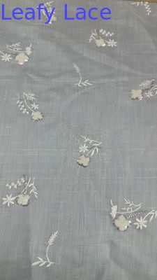 Kain renda Chantilly Prancis bertalian renda jaring Sequin mewah untuk gaun malam dan desain mode