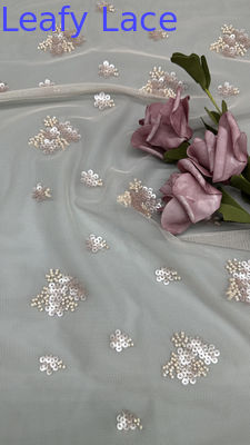 Luxury Sequin Beaded bordir kain renda kain baru datang untuk couture kesempatan
