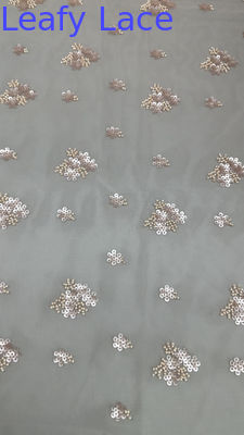 Luxury Sequin Beaded bordir kain renda kain baru datang untuk couture kesempatan