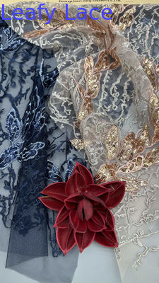 Sequin Vintage Terinspirasi Dasi Bordir Barok Pola Bunga untuk Regal dan Romantis Gaun Formal