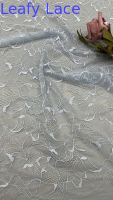 Luxury bordir Mesh renda polos lembut Tulle dengan halus floral jahitan untuk gaun malam yang elegan