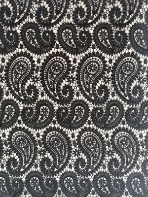 Kain Sulaman Larut Air Crochet Kimia Untuk Pakaian Wanita