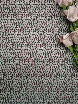 Artikel Tempat Tidur Jaring Kain Sulaman Anggur Merah Polka Dot Tulle