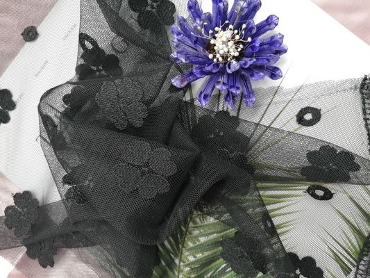 Kain Renda Bordir Hijau AZO Daur Ulang Gratis Wanita