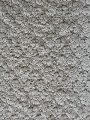 Kain Renda Spandex Putih Kain Renda Peregangan Untuk Tekstil Rumah