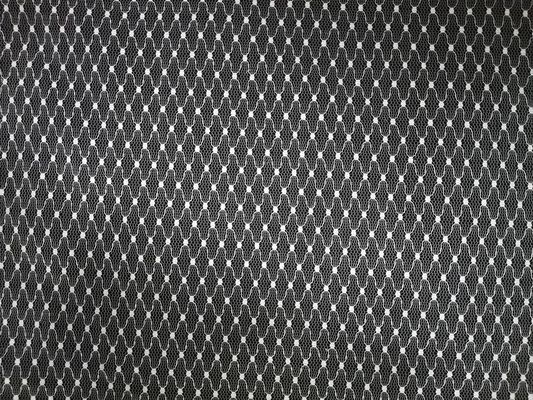 Bridal Graceful Tulle White Polka Dot Mesh Fabric