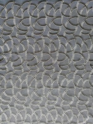 Kain Renda Bordir Geometris Potongan Allover Cutwork