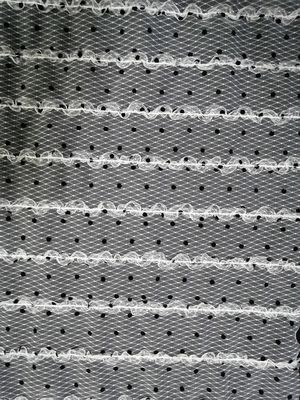 100 Yards Tulle Lace Berbondong-bondong Bordir Mesh Fabric