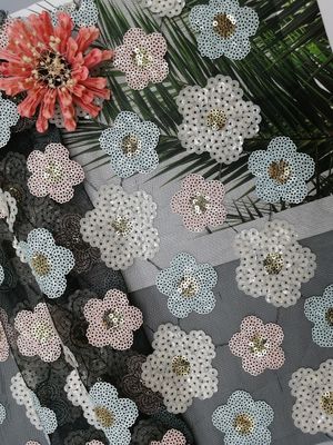 Kain Renda Payet Bordir Bunga