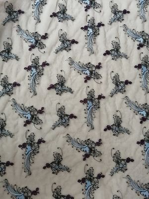 2 Kain Bordir Manik-manik Pesta Bunga Colorway