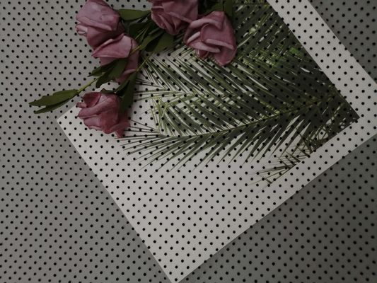 Black Dot Berkelompok Tulle Mesh Berbondong-bondong Mesh Fabric