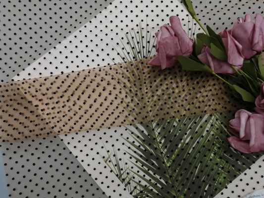 Black Dot Berkelompok Tulle Mesh Berbondong-bondong Mesh Fabric