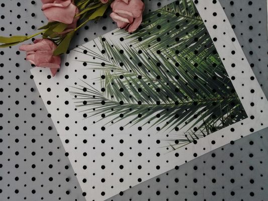 Navy Dot Tulle Berbondong-bondong Mesh Fabric Untuk Lady Evening Dress