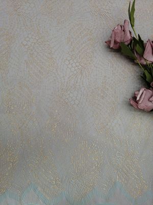Kain Renda Geometris Metalik Bordir Pesta Wanita Tekstil