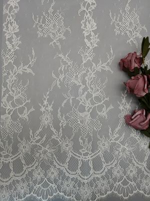 Kain Katun Bordir Tulle Mesh