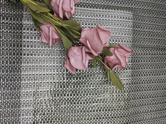 145CM Foil Dicetak Lace Mesh Kain Tulle Lipit