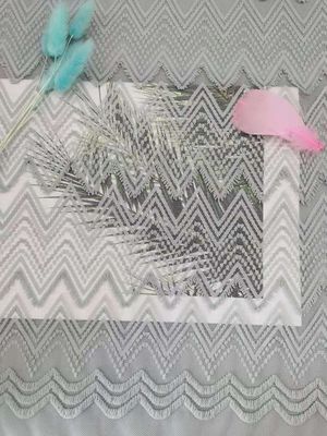 Kain Spandex Mesh Tekstil Renda Bentuk Ritsleting Renda Bulu Mata